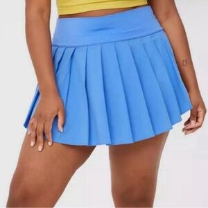 Aerie Offline real me pleated high waisted skirt (skort ) size large